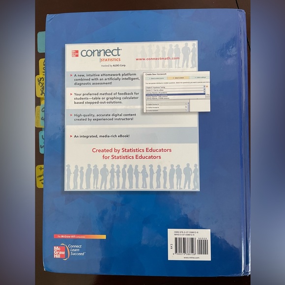 Book, elementary statistics, Mc Graw Hill, - Picture 2 of 2